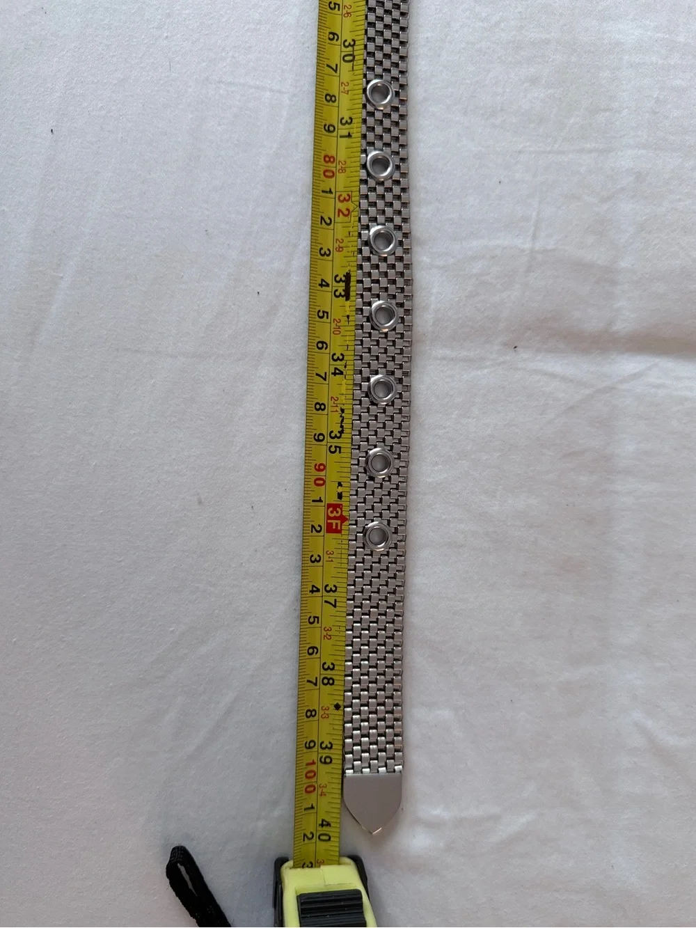 J. Crew, NWT — Watchband Chain Belt in silver - Picture 8 of 8